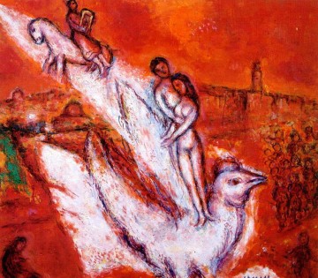 Cantique des cantiques contemporain Marc Chagall Peinture à l'huile